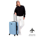 Maleta de 23 Kg 360 Helios Mediana Azul