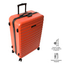 Maleta de Viaje Grande 360 Helios Bodega Naranja