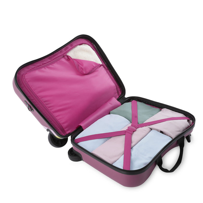 Maleta de 10 kilos Travel Fun Pequeña Rosada