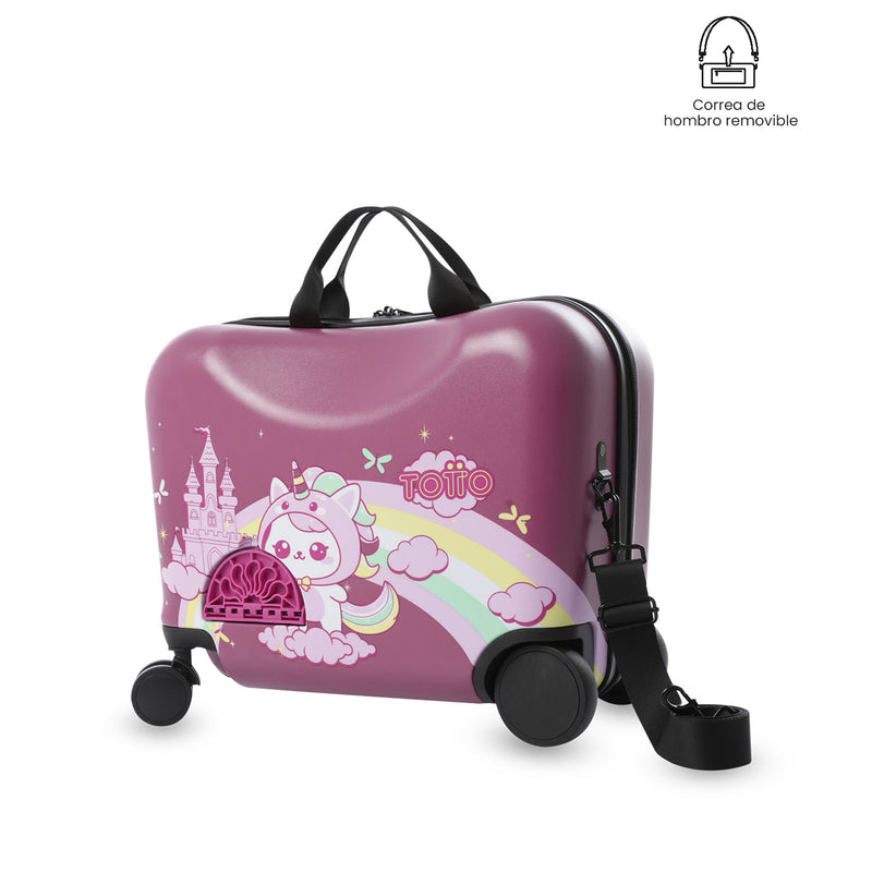 Maleta de 10 kilos Travel Fun Pequeña Rosada