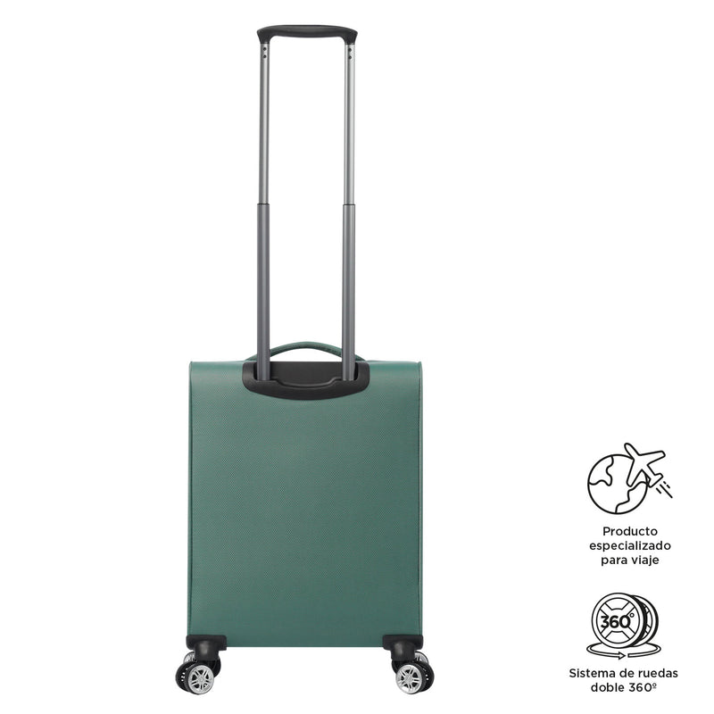 Maleta de Cabina 360 Liviana de 10 kilos Verde