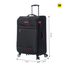 Maleta de 23 kilos 360 Liviana Negra