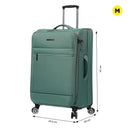 Maleta de 23 Kg 360 Liviana Mediana Verde