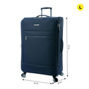 Maleta de viaje grande 360 Liviana L Azul