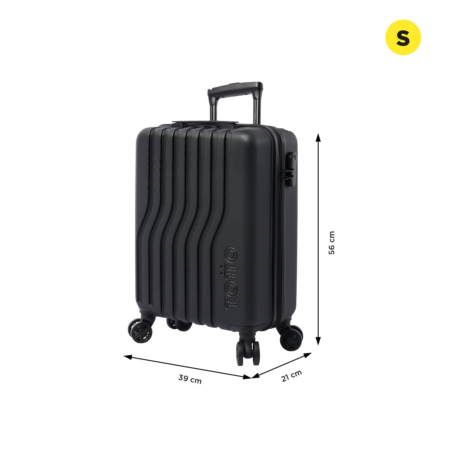 Maleta de Cabina 360 Nomad S Negra