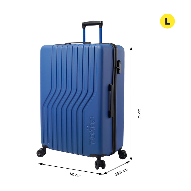 Maleta de viaje grande 360 Nomad L Azul
