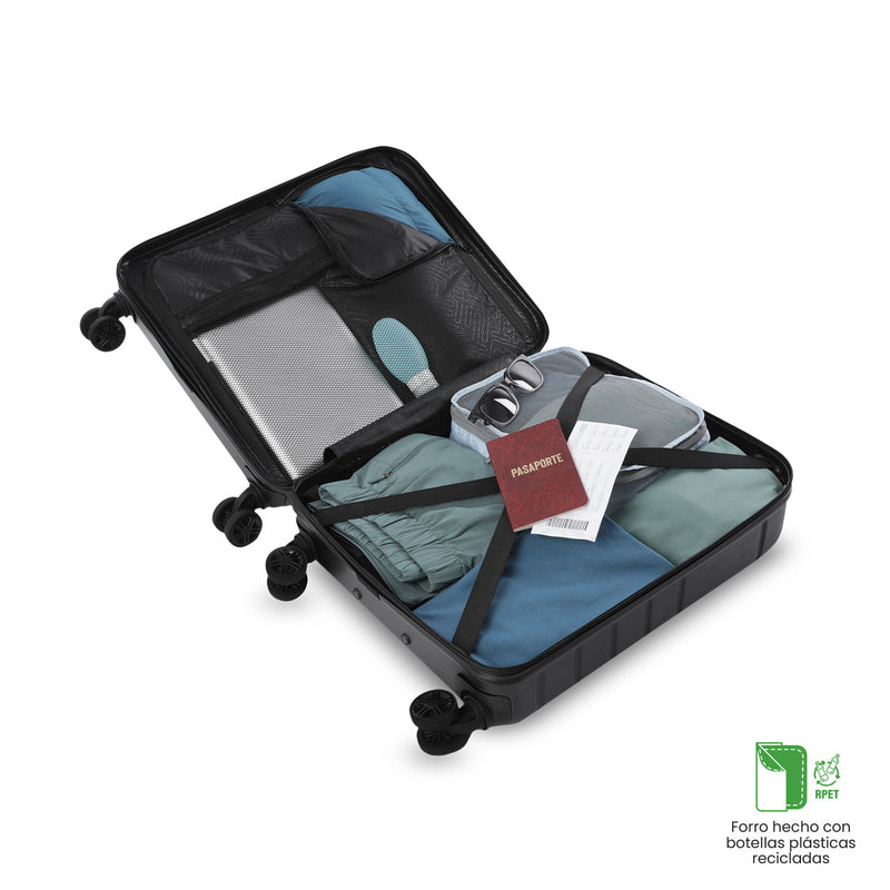 Maleta de 10 kilos 360 Prop Pequeña Negra