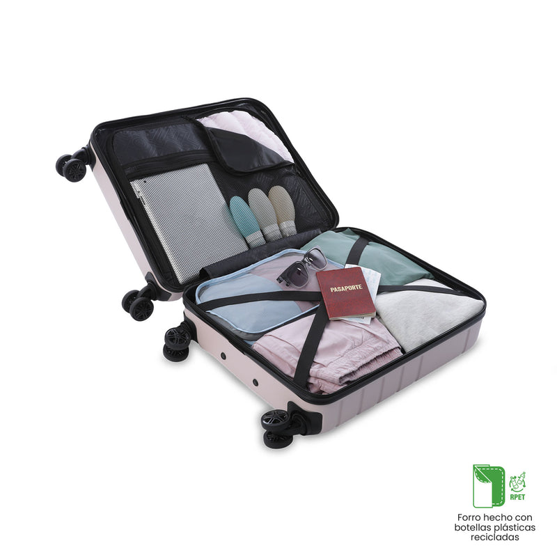 Maleta de 10 kilos 360 Prop Pequeña Rosada
