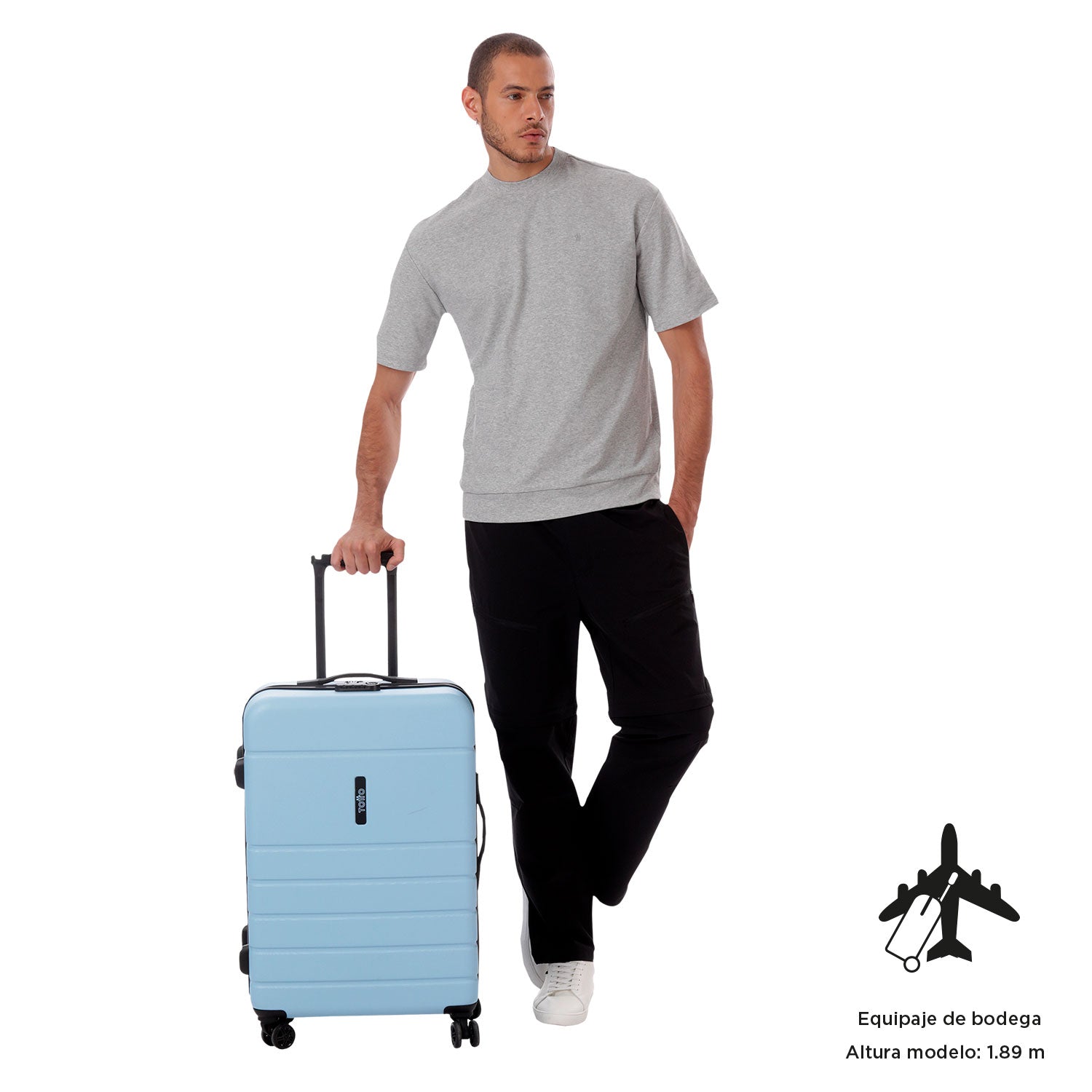 Maleta de 23 Kg 360 Prop Mediana Azul