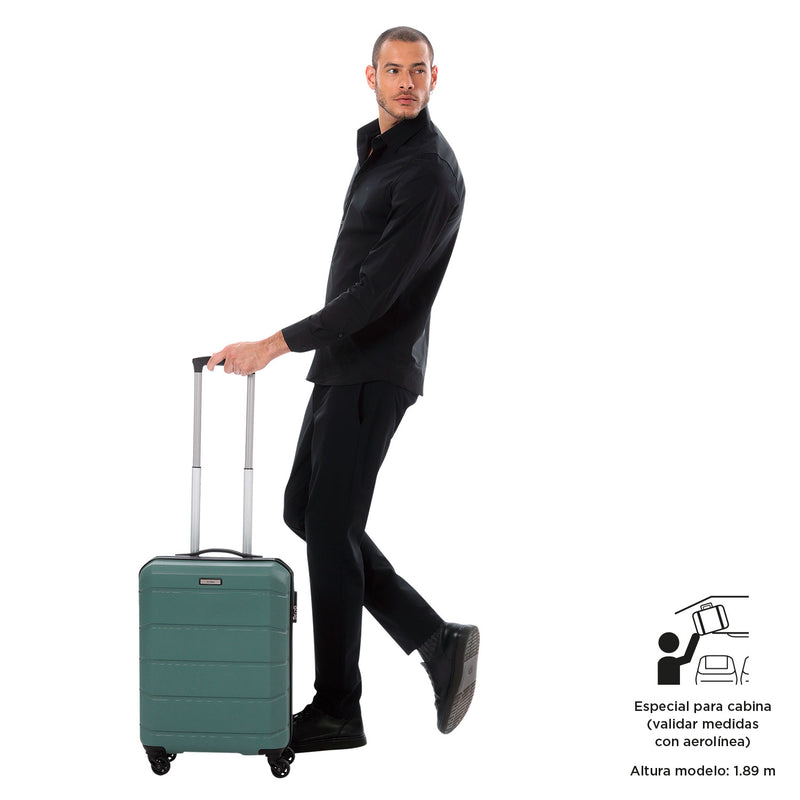 Maleta de Cabina 360 Rayatta de 10 kilos Verde