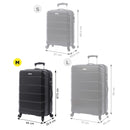 Maleta Viaje 360 Rayatta M - Color: Negro