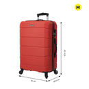Maleta de 23 kilos 360 Rayatta Roja
