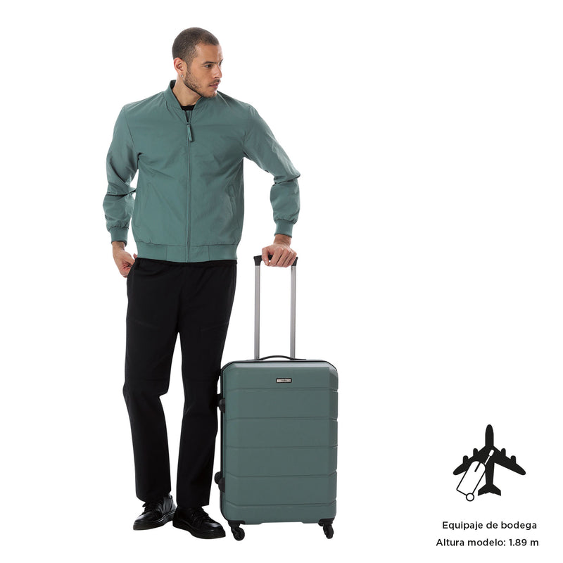 Maleta de 23 Kg 360 Rayatta Mediana Verde