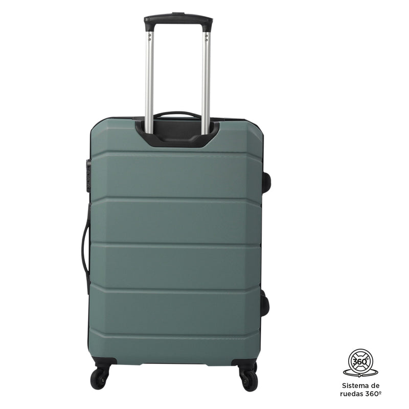 Maleta de 23 Kg 360 Rayatta Mediana Verde