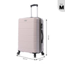 Maleta de Viaje Mediana 360 Rayatta Rosada