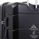 Maleta Viaje 360 Rayatta L - Color: Negro