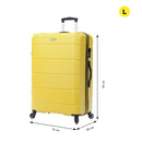 Maleta Viaje Grande 360 Rayatta Amarilla