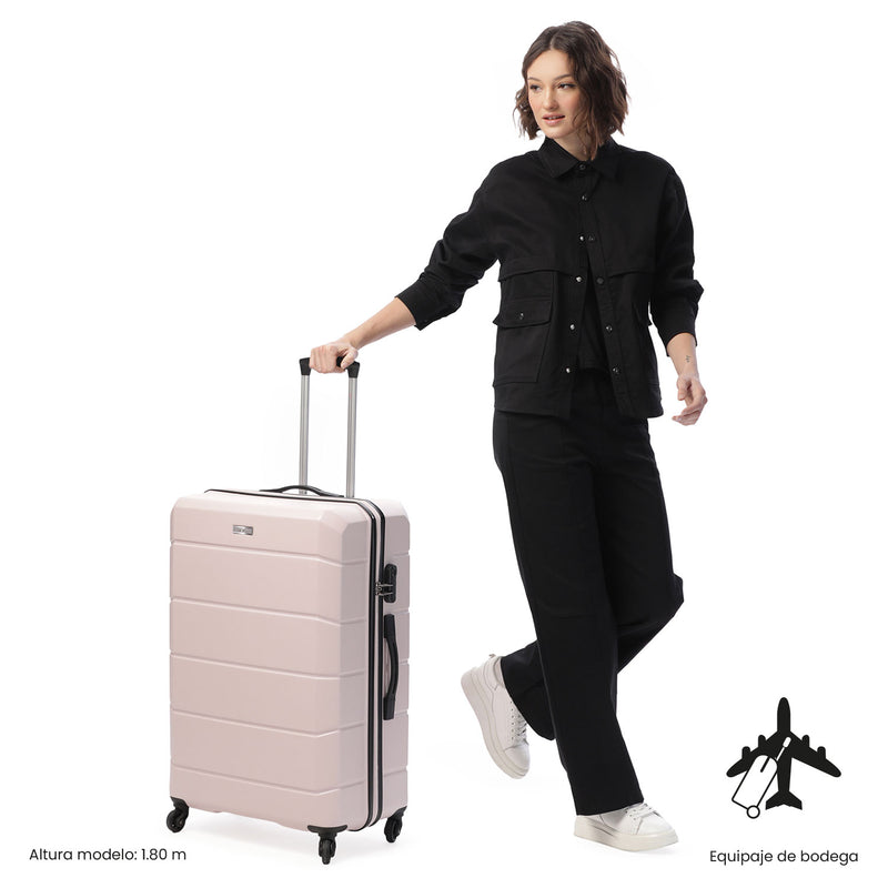 Maleta de Viaje 23 Kg 360 Rayatta Bodega Rosada