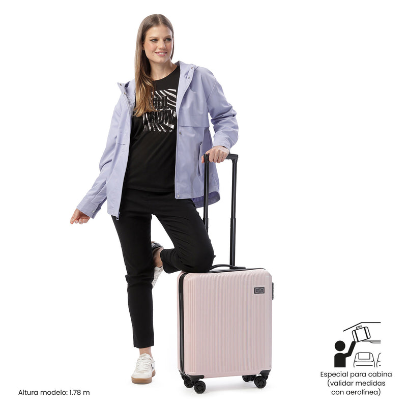 Maleta de 10 kilos 360 Sko Pequeña Rosada
