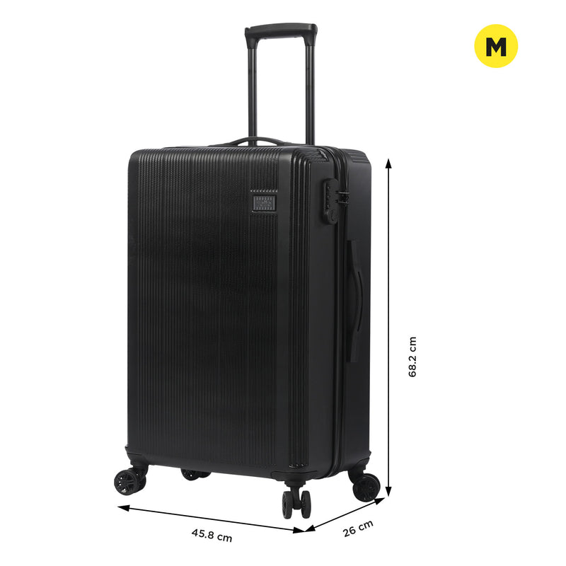 Maleta de 23 Kg 360 Sko Mediana Negra