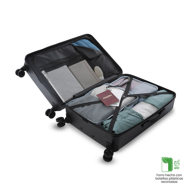 Maleta de Viaje Mediana 360 Sko Negra