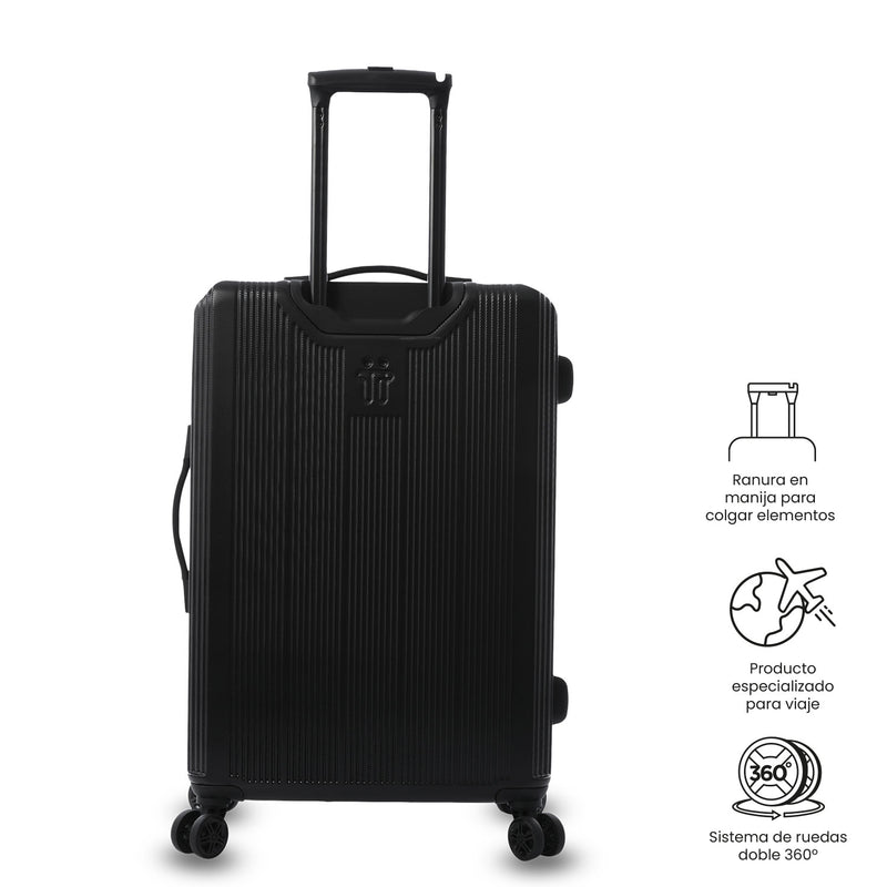 Maleta de Viaje Mediana 360 Sko Negra