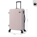 Maleta de Viaje Mediana 360 Sko Rosada