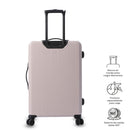 Maleta de Viaje Mediana 360 Sko Rosada