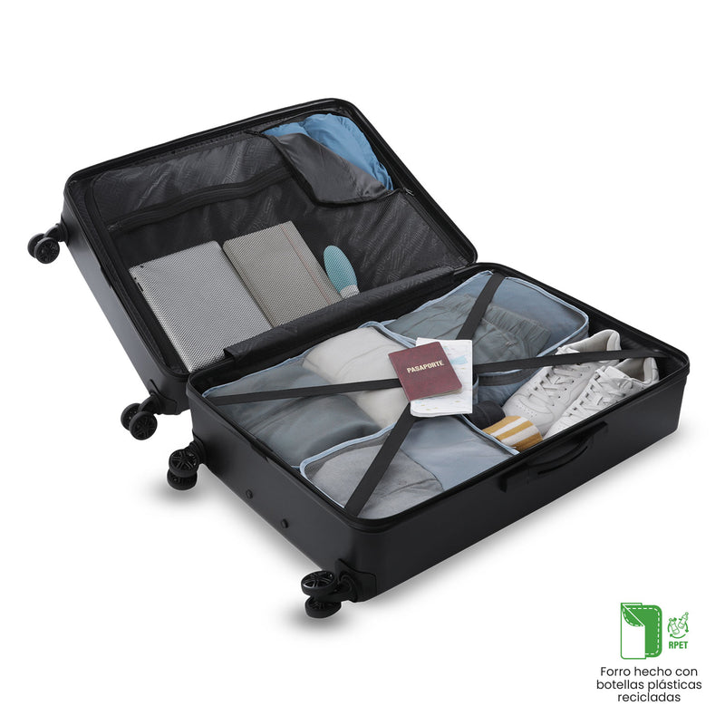 Maleta de Viaje 23 Kg 360 Sko Bodega Negra