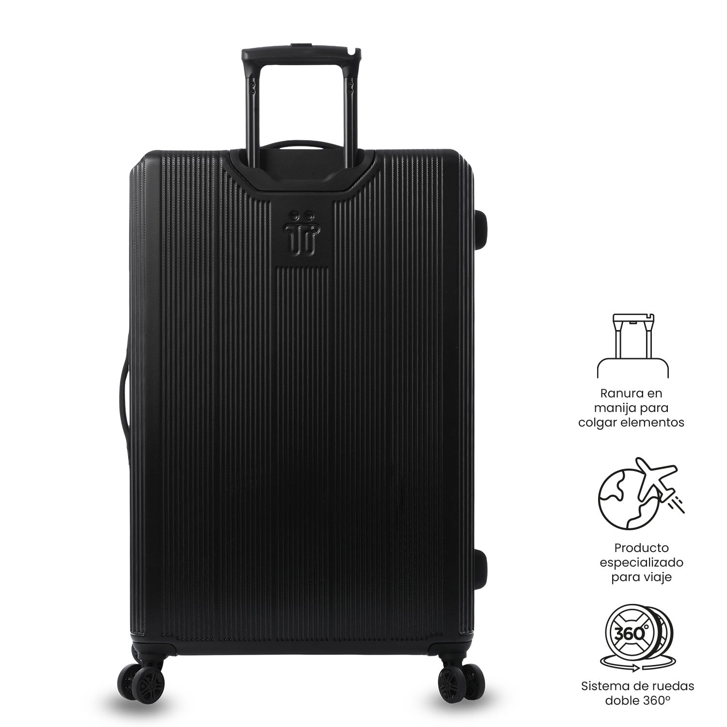Maleta de Viaje 23 Kg 360 Sko Bodega Negra