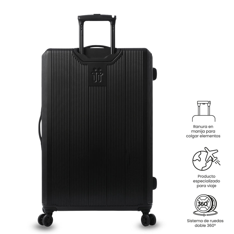 Maleta de Viaje 23 Kg 360 Sko Bodega Negra