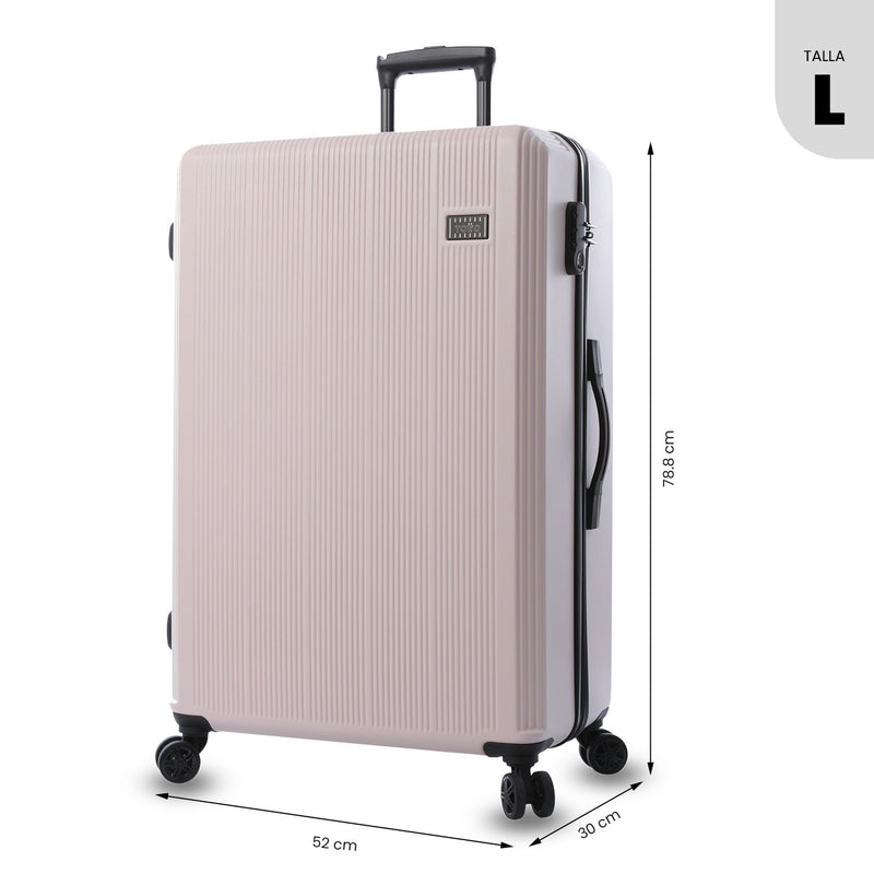 Maleta de Viaje 23 Kg 360 Sko Bodega Rosada