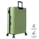 Maleta de Viaje 23 Kg 360 Sko Bodega Verde