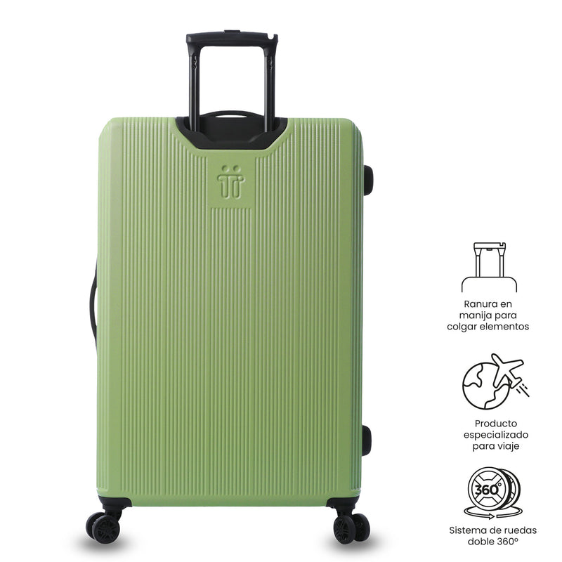 Maleta de Viaje 23 Kg 360 Sko Bodega Verde