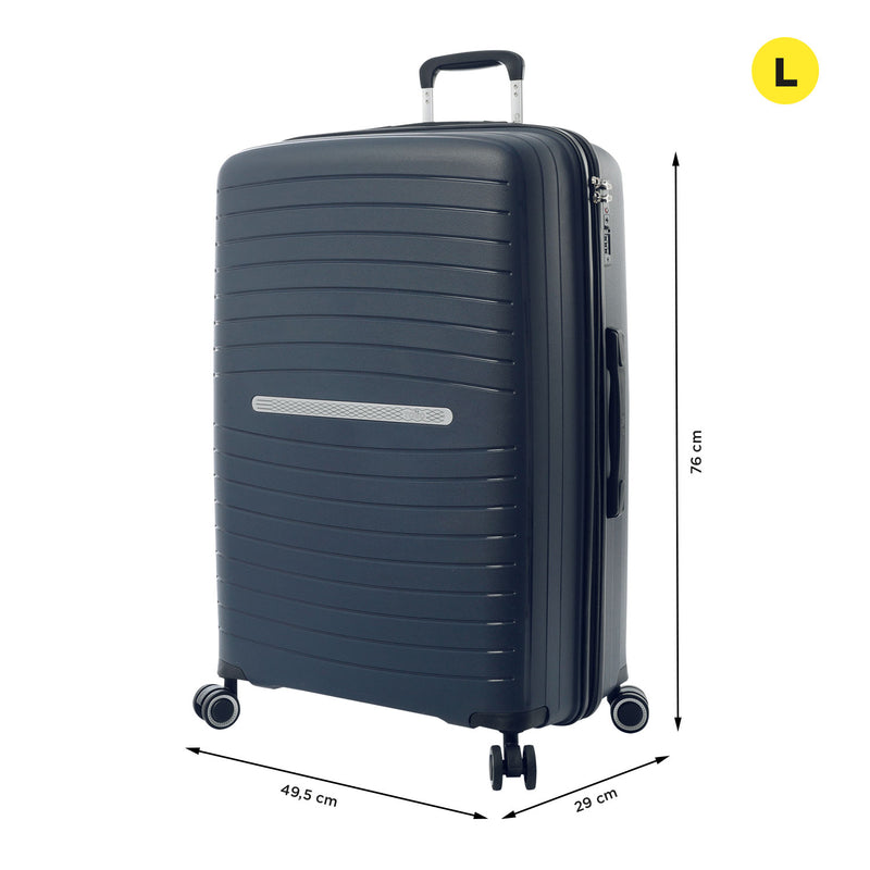 Maleta de viaje grande 360 Wave L Azul