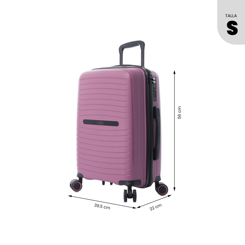 Maleta de 10 kilos 360 Wave 2.0 Pequeña Rosada