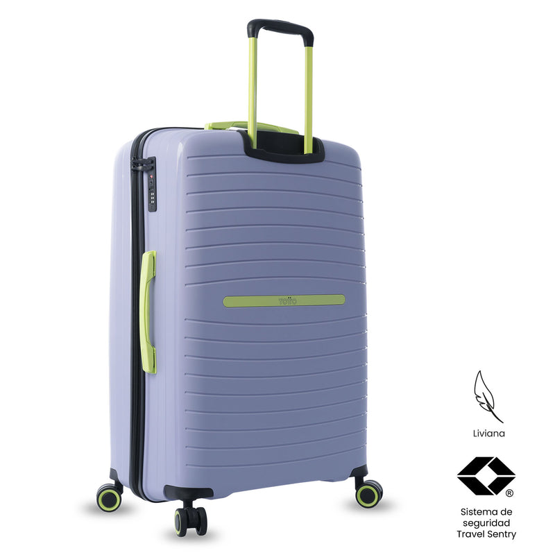 Maleta de Viaje Grande 23 Kilos 360 Wave 2.0 Morada