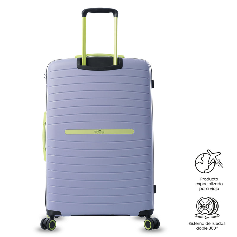 Maleta de Viaje Grande 23 Kilos 360 Wave 2.0 Morada