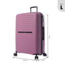 Maleta de Viaje Grande 23 Kilos 360 Wave 2.0 Rosada