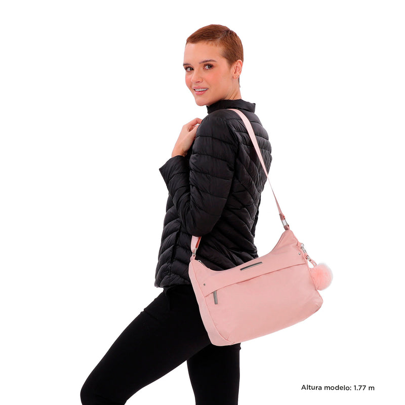 Bolso Mujer Porta Pc 10" Adelaide 1 2.0 Rosado