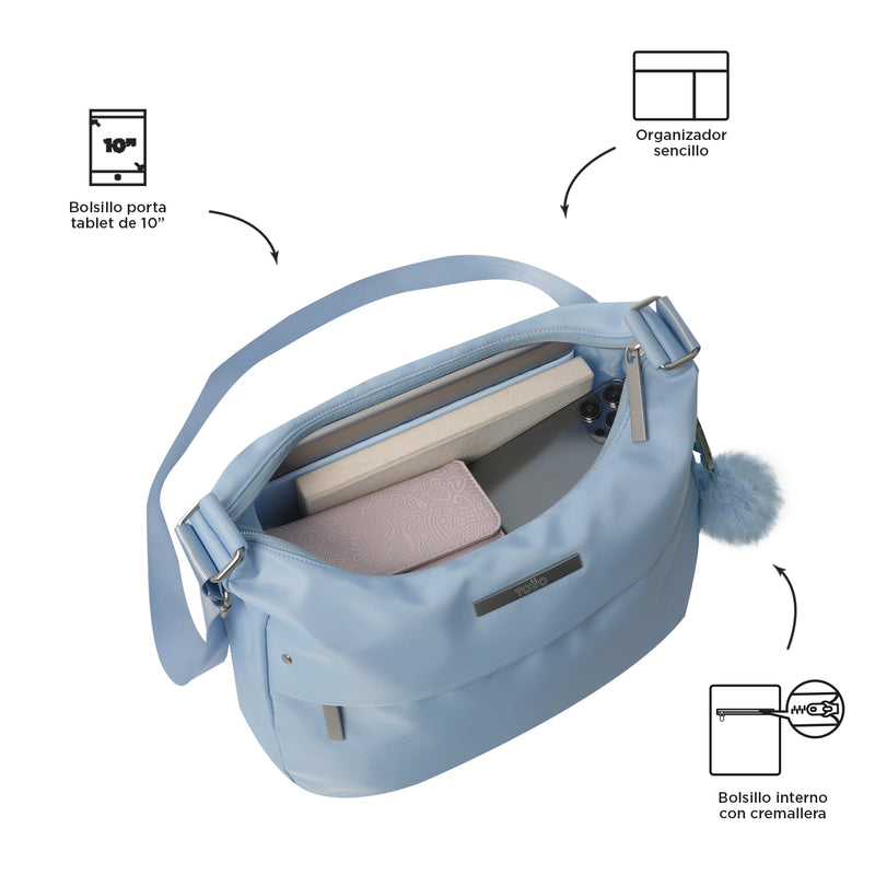 Bolso para Mujer Porta Tableta 10" Adelaide 1 2.0 Azul