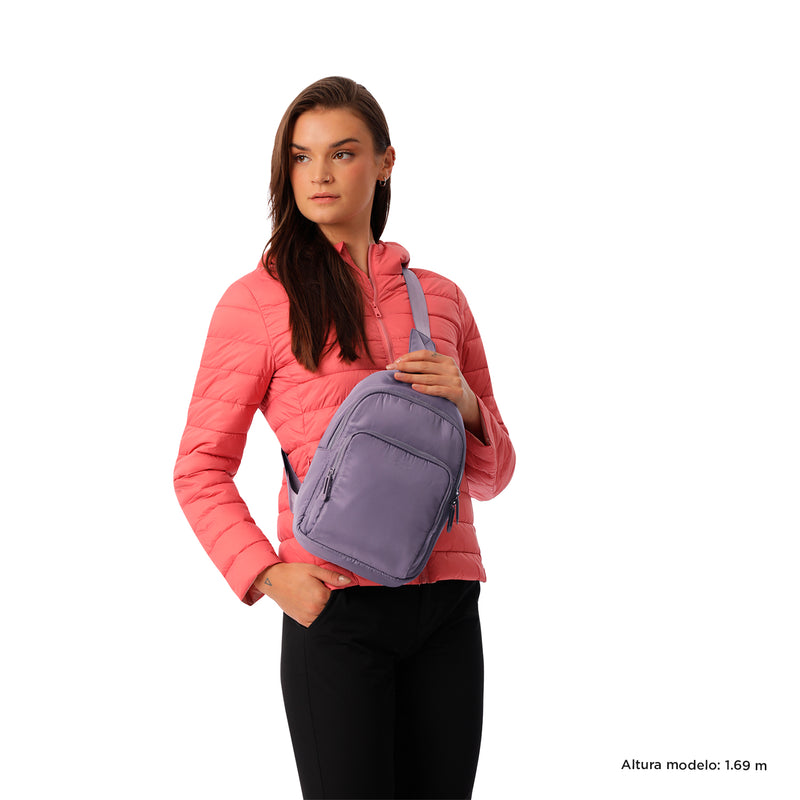 Bolso Mujer Porta Tableta 10" Logar 2.0 Morado