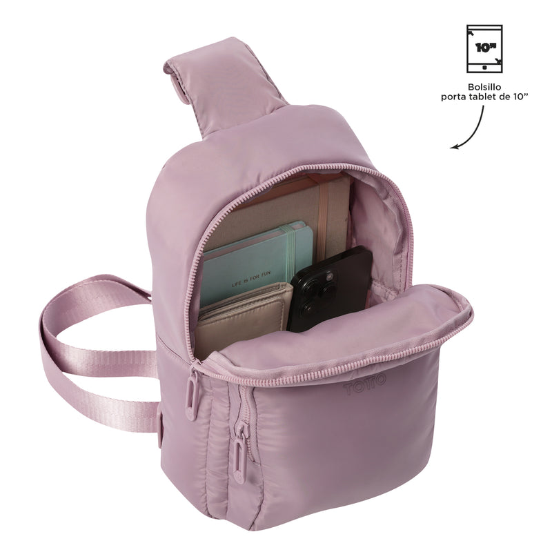 Bolso Mujer Porta Tableta 10" Logar 2.0 Rosado