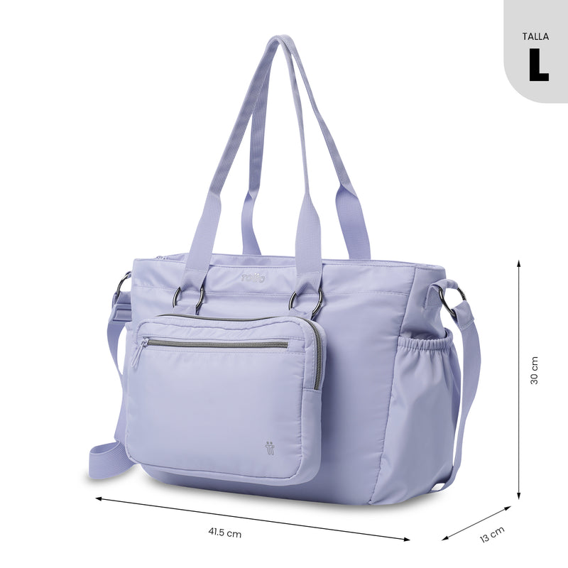 Bolso Tote Brasil Porta PC 15" Morado