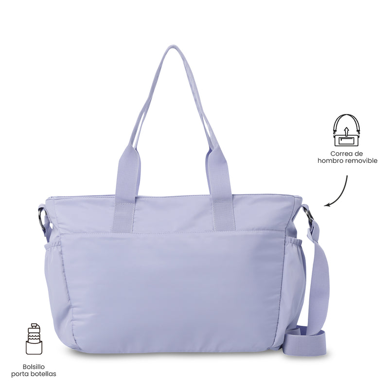 Bolso Tote Brasil Porta PC 15" Morado