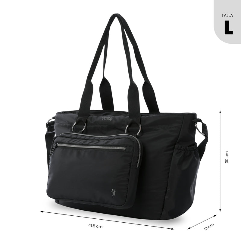 Bolso Tote Brasil Porta PC 15" Negro