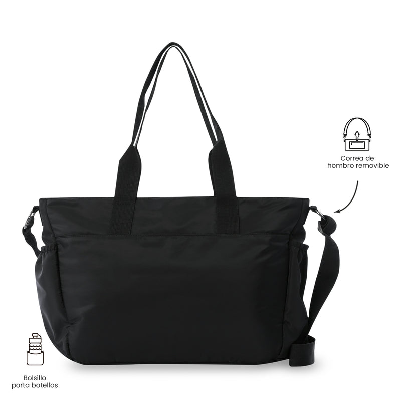 Bolso Tote Brasil Porta PC 15" Negro