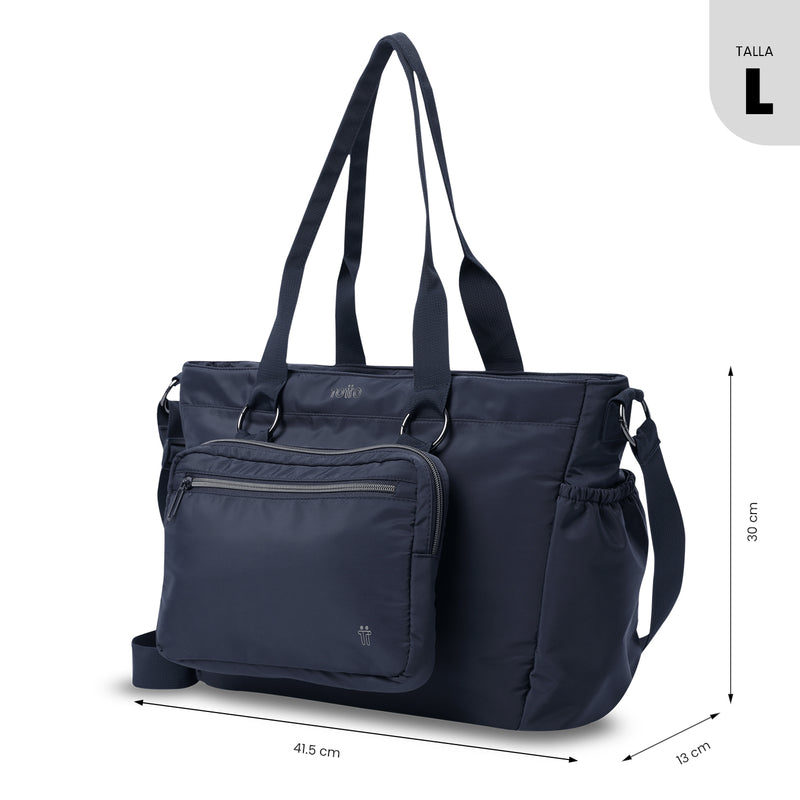 Bolso Tote Brasil Porta PC 15" Azul