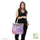 Bolso de hombro para Mujer Cutara Glitter Porta PC 14" Rosado