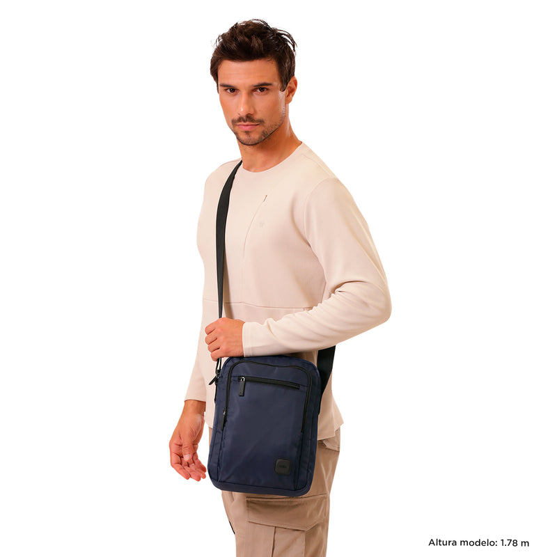 Bolso Crossbody Hombre Bayonne porta tablet 10"  Azul